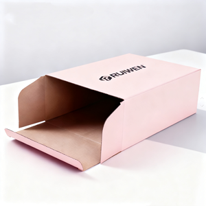 Boîte en carton ondulé à double ouverture, boîte alimentaire personnalisée écologique en papier, boîte d'emballage pour racine de lotus personnalisée - Product Image 2