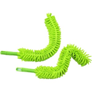 Chenille Foldable Dust <b>Duster</b> 57x6.5Cm Fluorescent Green Car Cleaning Tool Multifunctional Irregular Head - Product Image 4