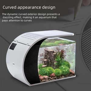 Réservoir de poissons d'aquarium <span class=keywords><strong>5</strong></span> gallons Home Desk Mini <span class=keywords><strong>Fish</strong></span> <span class=keywords><strong>Tank</strong></span> Led Aquarium <span class=keywords><strong>Fish</strong></span> <span class=keywords><strong>Tank</strong></span> - Product Image 4