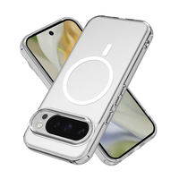 Coque de Téléphone Magnétique Transparente Antichoc Robuste de Haute Qualité pour Google Pixel 10 Pro XL 9A 9 Pro