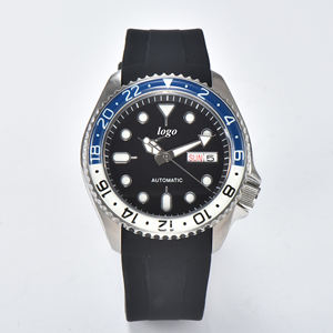 Rol Yacht <span class=keywords><strong>Masters</strong></span> Series Reloj deportivo para hombre Japón 8215 Correa de goma mecánica automática 20mm Acero inoxidable Alarma Cuero - Product Image 4