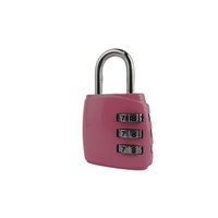 Nouveau cadenas à code numérique à 4 chiffres en alliage de zinc antivol SAMHOO, étanche, mini, couleur et taille personnalisées pour le rangement sportif