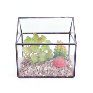 Terrario geométrico de vidrio para interiores, venta al por mayor, decoración del <span class=keywords><strong>hogar</strong></span>, terrario artesanal, contenedores de vidrio para el <span class=keywords><strong>hogar</strong></span> <span class=keywords><strong>y</strong></span> la decoración de bodas - Product Image 5