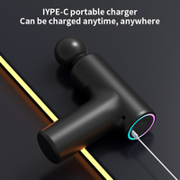 2025 nouvelle arrivée soins produit de santé Mini pistolet de massage coloré multi-fonction lumière conception corps soulagement de la douleur pour un usage personnel