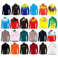 Automne hiver vêtements de sport argentine confortable maillot de Football uniforme costumes d'entraînement thaïlandais qualité Football veste survêtements