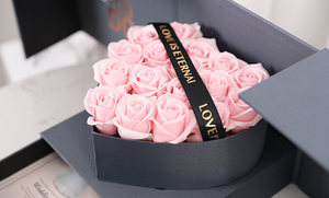 Offre Spéciale <span class=keywords><strong>livraison</strong></span> rapide à lacets Rose savon fleur bijoux boîte-cadeau <span class=keywords><strong>pour</strong></span> la Saint-Valentin fête <span class=keywords><strong>des</strong></span> mères - Product Image 4