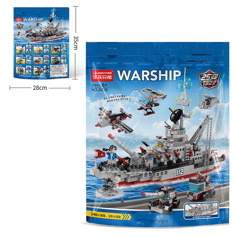 8850 112 navire de guerre 651 pièces