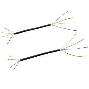 G-karve Multi-core geëmailleerde geïsoleerde draad 2/<span class=keywords><strong>3</strong></span>/4/5/6/12 aders zwart wit transparante buitenmantel koperen kern 300V auto - Product Image 1