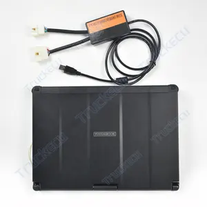 CF C2 Laptop + Untuk Hitachi Alat Diagnostik Ekskavator Dr.ZX Kabel USB Diagnostik untuk ZX-5a ZX-1 ZX-3 Penguji Listrik