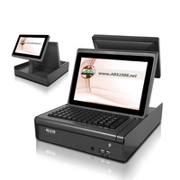 Sistem Kasir Lengkap POS ABS1900 Laris Manis dengan CPU Intel J1900, Sistem Operasi WIN7/WIN10, Penyimpanan SSD & Nirkabel untuk Retail