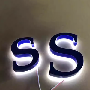 Letrero LED Acrílico Retroiluminado con Letras de Acero Inoxidable de Alta Calidad, Ideal <span class=keywords><strong>para</strong></span> Tiendas Minoristas, <span class=keywords><strong>Locales</strong></span> <span class=keywords><strong>Comerciales</strong></span> y Oficinas - Product Image 3