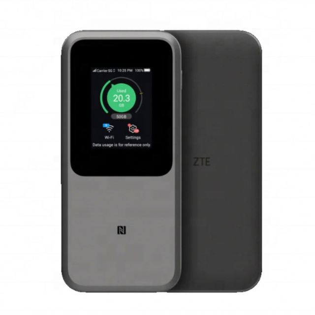 For MU5120 5G WiFi Portable Hotspot with SIM Card VPN & WEP Support AX3600 10000mAh Battery-16hr Use WDS/WPS