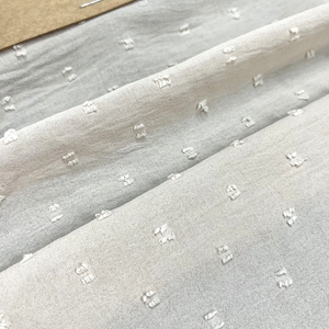 <span class=keywords><strong>Tissu</strong></span> en <span class=keywords><strong>lin</strong></span> et viscose 70/30 de haute qualité, lavé aux enzymes, à pois suisses, gris clair, pour chemisiers en <span class=keywords><strong>lin</strong></span> pour femmes et ensembles 2 pièces - Product Image 4