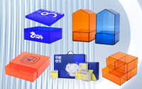 Boîte de Présentation en Acrylique Personnalisée Carrée, Coffret Décoratif avec Couvercle, Support d'Exposition Multifonction, Boîte de Rangement Cadeau, Organisateur Conteneur