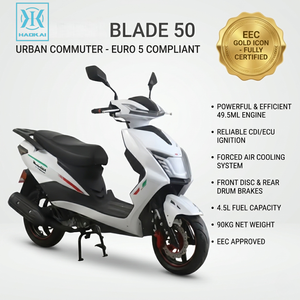 <span class=keywords><strong>Scooter</strong></span> à essence <span class=keywords><strong>50cc</strong></span> EEC Euro 5, 4 temps, réservoir de carburant de 4,5 L, refroidissement par air forcé, cyclomoteur pour adultes, léger (90 kg), pour les trajets urbains, roues avant - Product Image 1