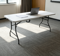 Tables pliantes modernes portables direct usine pour fêtes, entrées d'hôtels, villas – Rectangulaires, en plastique, réglables et pratiques