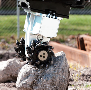 Nouvel accessoire de coupe à tambour rotatif hydraulique de haute qualité pour le fraisage d'excavatrice avec moteur à noyau et composants d'engrenage - Product Image 1