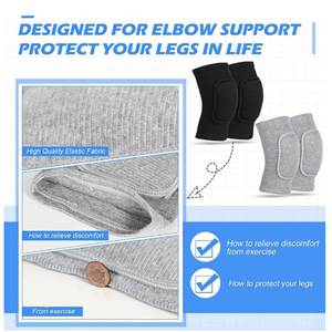 Rodillera y Codera Cómoda de Fitness WOSWEIR de EVA con Soporte de Refuerzo para Rótula para Baile, Voleibol, Yoga y Actividades Infantiles - Product Image 5