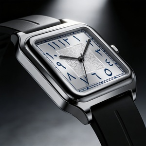 Montre de luxe haut de gamme pour hommes, montre à quartz avec chiffres arabes, montre à quartz étanche de haute qualité, montre pour hommes - Product Image 6