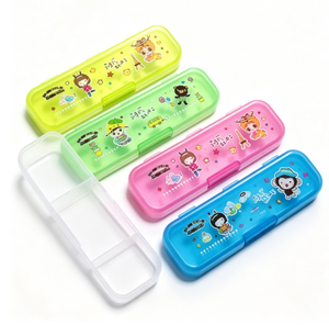 Wholesale OEM Customizable Big Capacity Cute Colored Pencil Case Box <b>Bag</b> for Kids - Product Image 5