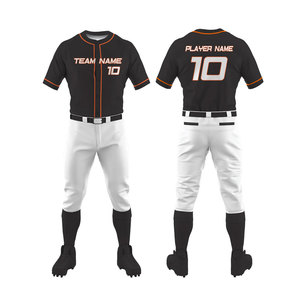 El equipo usa uniforme de béisbol de nuevo diseño más vendido de alta calidad logotipo y tamaños personalizados conjunto de uniforme de béisbol a la venta - Product Image 1