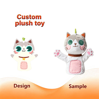 Mini machine distributrice de porte-clés en peluche personnalisés, poupées et animaux en peluche de dessin animé, jouets porte-clés en peluche super doux, mini jouets en peluche
