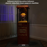 Machine à Popcorn Électrique Géante à Induction pour Halloween, Accessoire Clown Sauteur pour Maison Hantée