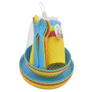 2020 HAIXIN niños <span class=keywords><strong>amor</strong></span> 24pcs cubiertos de plástico <span class=keywords><strong>en</strong></span> un <span class=keywords><strong>juego</strong></span> de vajilla de niños <span class=keywords><strong>Juego</strong></span> de vajilla de cocina conjunto - Product Image 2