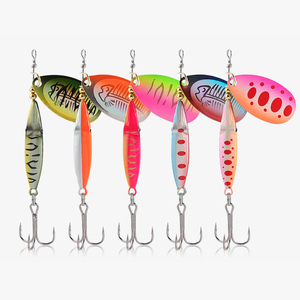 Isca Artificial LUSHAZER Spinner Blade Sinking Spinnerbait 85mm 9g com Lantejoulas Rotativas para Pesca de Bass, Trout e Pike - Product Image 1