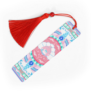 Cute Anime Printing Bone China Bookmarks Custom Logo Promotional Bookmarks for Book Glitter