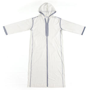 Robe maxi à capuche pour hommes musulmans, Jubba Thobe, robe saoudienne arabe, kaftan marocain, Abaya de Dubaï, Turquie, vêtements musulmans, Abayas de Ramadan, robe - Product Image 5