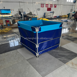 צינור מגולוון tarpulin מיכלי דגים חוות חקלאות ימית בד גדול דגים בריכת דגים דגים עבור חקלאות - Product Image 6