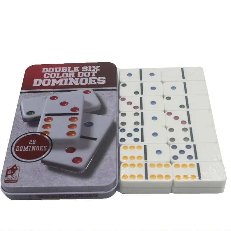 Высококачественный набор игр домино 28 плитки, оптовая продажа домино