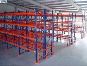 رفوف من الفولاذ الكربوني على شكل عوارض - سطح مجلفن مقاوم للصدأ ومتين، رفوف تخزين من <span class=keywords><strong>5</strong></span> طبقات - Product Image 1