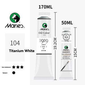 Tubos <span class=keywords><strong>de</strong></span> Pintura al Óleo <span class=keywords><strong>de</strong></span> Grado Artístico Maries <span class=keywords><strong>de</strong></span> 50 ml |   Textura cremosa <span class=keywords><strong>de</strong></span> alto flujo |   Gama Completa <span class=keywords><strong>de</strong></span> Colores |   Imprescindible para Pintura en Estudio y al Aire Libre - Product Image 3