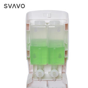 ملحقات الحمام جدار جبل 2 غرفة دش الشامبو دليل السائل موزع الصابون - Product Image 3