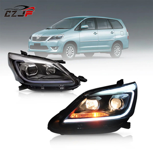 ไฟหน้าโปรเจคเตอร์สีดำสำหรับ Innova 1th Gen (AN40) <span class=keywords><strong>2th</strong></span> 2011 2012 2013 2014 2015 - Product Image 1