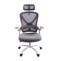 Chaise de bureau ergonomique professionnelle moderne avec accoudoirs réglables et soutien lombaire pour le bureau à domicile et la salle de réunion