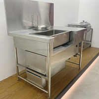 Table à paner automatique électrique pour poulet frit Henny Penny Fast Food, 220 V, haute productivité