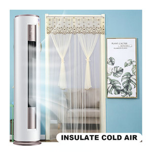Rideaux plissés vintage en voile pour portes françaises avec occultation totale, anti-moustiques et utilisables toute l'année – Aucun perçage requis - Product Image 3