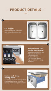 Thông minh hoàn toàn tự động mềm phục vụ máy làm kem 2 + 1 hỗn hợp 3 hương vị Ice Cream Maker thương mại Máy làm kem mềm - Product Image 2