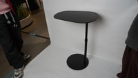 Table basse de salon moderne ADA avec système pneumatique, hauteur réglable, cadre en métal portable, pour ordinateur portable