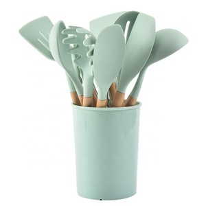 Factory Direct Sales Cocina Kitchen Accessories Custom Utensils Silicone Baking <b>Tools</b> Kitchen Utensils Wooden - Product Image 2