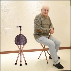 Mayorista Médico Discapacitados Hogar Enfermería Plegable Ducha Muleta <span class=keywords><strong>Silla</strong></span> 3 Piernas Bastón <span class=keywords><strong>Silla</strong></span> Con Asiento - Product Image 5