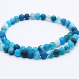 4 мм 6 мм 8 мм 10 мм 12 мм натуральный Матовый Агат полосы Агат Каменные Бусины круглые свободные Агаты бусины для изготовления ювелирных изделий - Product Image 3