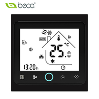 Thermostat intelligent WiFi Beca BAC-002 24V, contrôleur mural électrique en ABS pour systèmes CVC, climatiseurs, hôpitaux