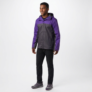Custom Made Hot Selling Sustainable Windbreaker Jackets Stand Hooded Design for Casual Streetwear Outdoor Hiking Adventures - Product Image 1