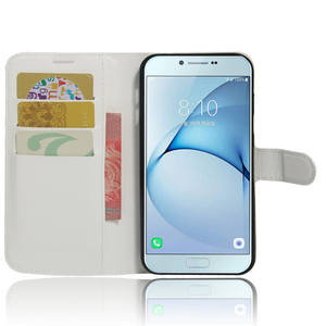Cassa Del Cuoio Del Telefono Per Samsung <span class=keywords><strong>Galaxy</strong></span> <span class=keywords><strong>A8</strong></span> 2016 Del Raccoglitore Del Supporto di Caso della copertura posteriore - Product Image 4