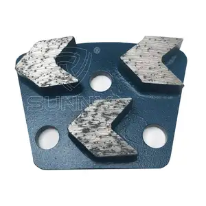 Multi shape segment diamond grind tools trapezoid diamond grind abrasive shoes for stone