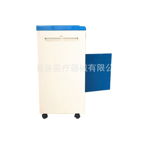 Armoire d'hôpital avec dessus et dos en plastique bleu, facile à nettoyer, pour hôpitaux et maisons de retraite - Product Image 5